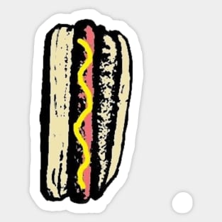 The Fourth of July Hot Dog Sticker